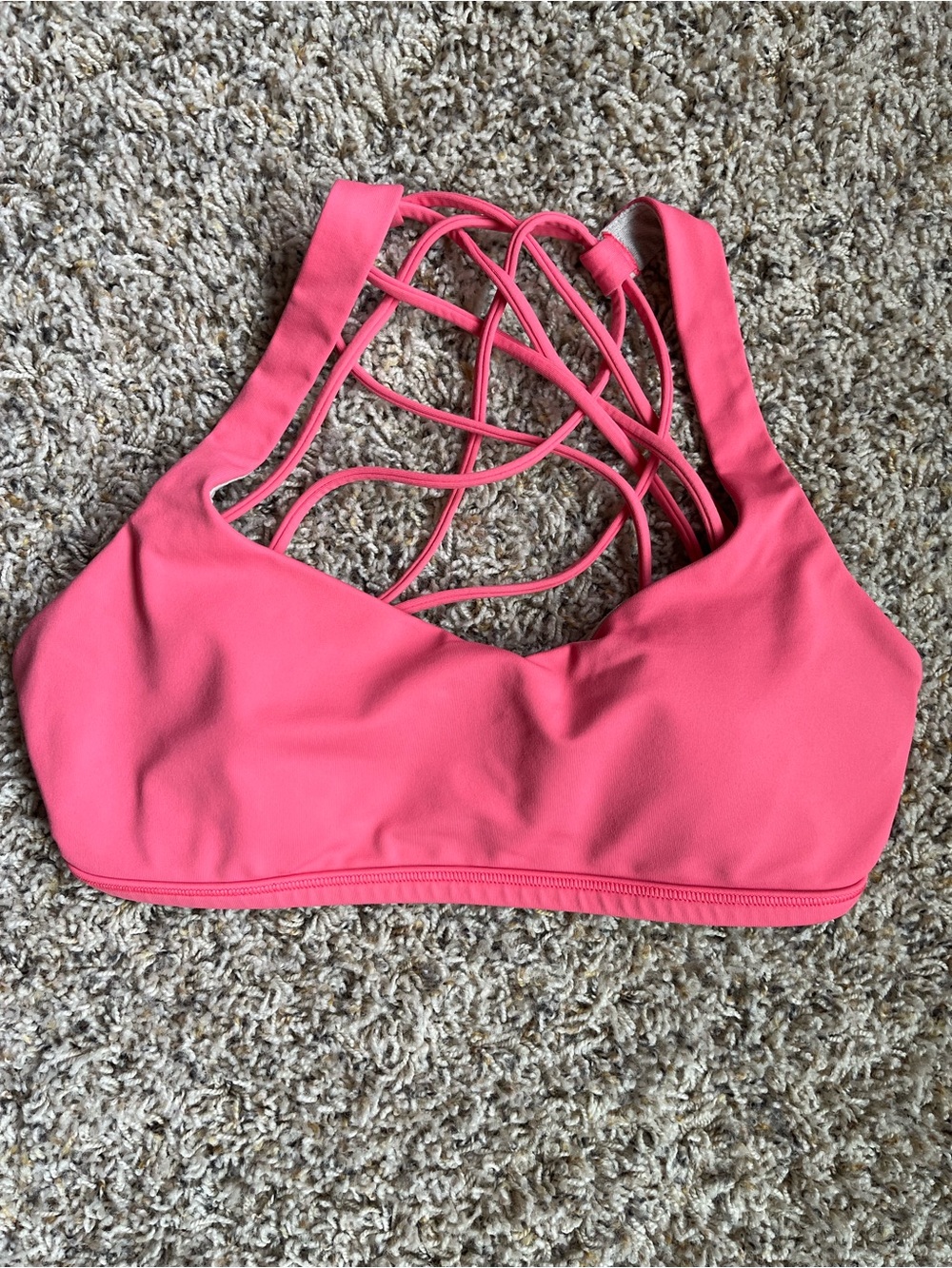 Lululemon Free To Be Wild Strappy Sports Bra, Size 4